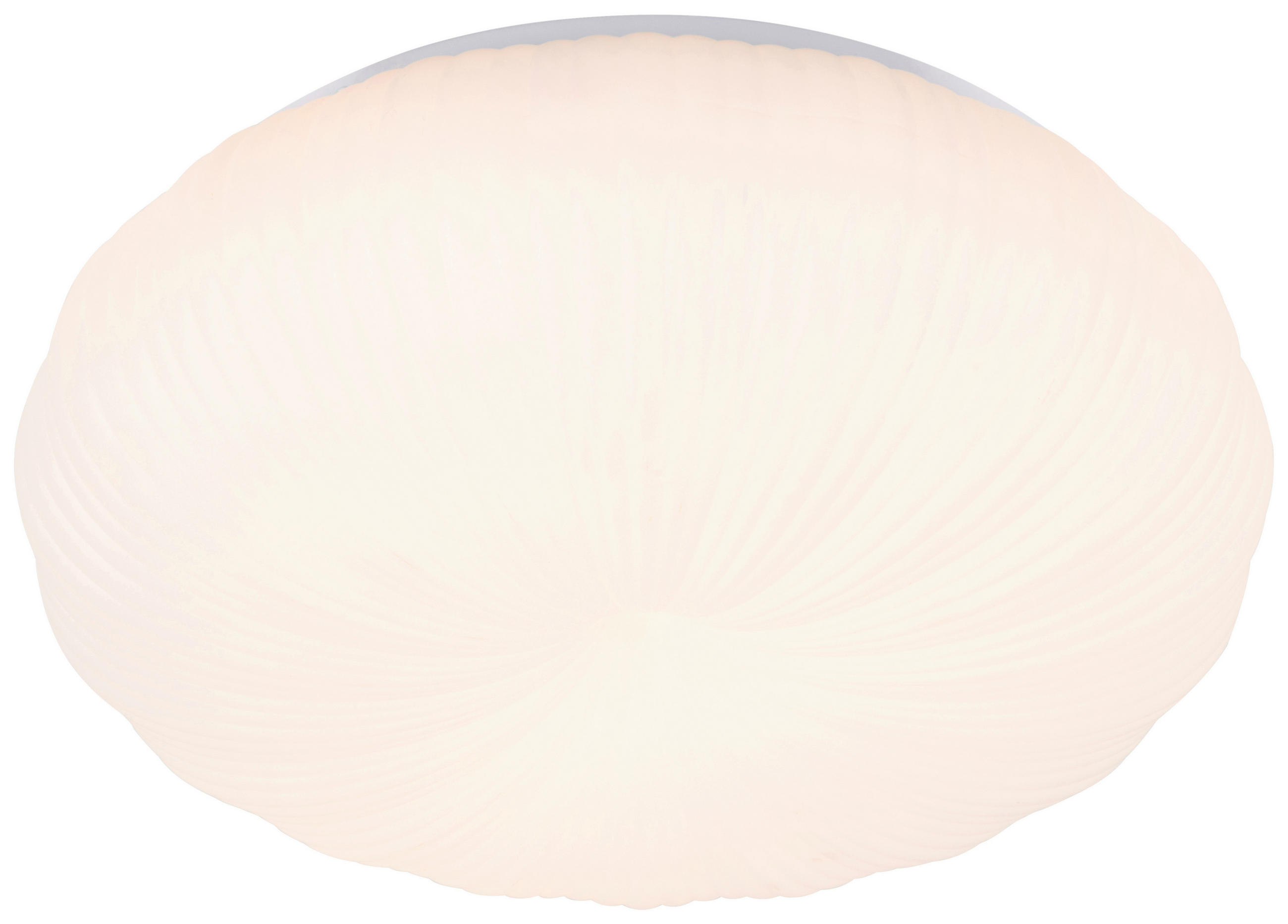 DECKENLEUCHTE  42/14.5 cm    - Weiß, Design, Kunststoff/Metall (42/14.5cm) - Collet's Monde