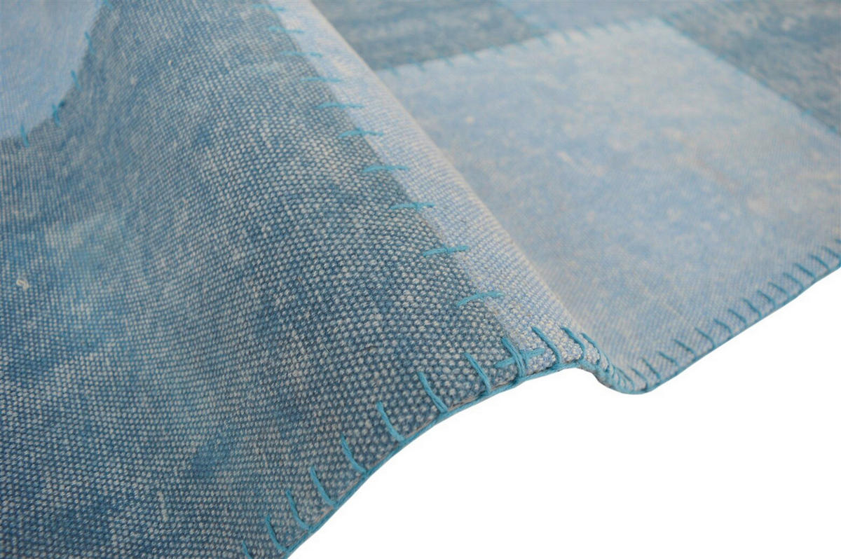 RAVNO TKANA PREPROGA  Lyrical     200/290 cm     modra, večbarvno  - modra/večbarvno, Basics, tekstil (200/290cm) - Kayoom