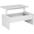 COUCHTISCH in Glas, Holzwerkstoff 110/60/45-71 cm - Weiß, Design, Glas/Holzwerkstoff (110/60/45-71cm) - Xora COUCHTISCH in Glas, Holzwerkstoff 110/60/45-71 cm - Weiß, Design, Glas/Holzwerkstoff (110/60/45-71cm) - Xora