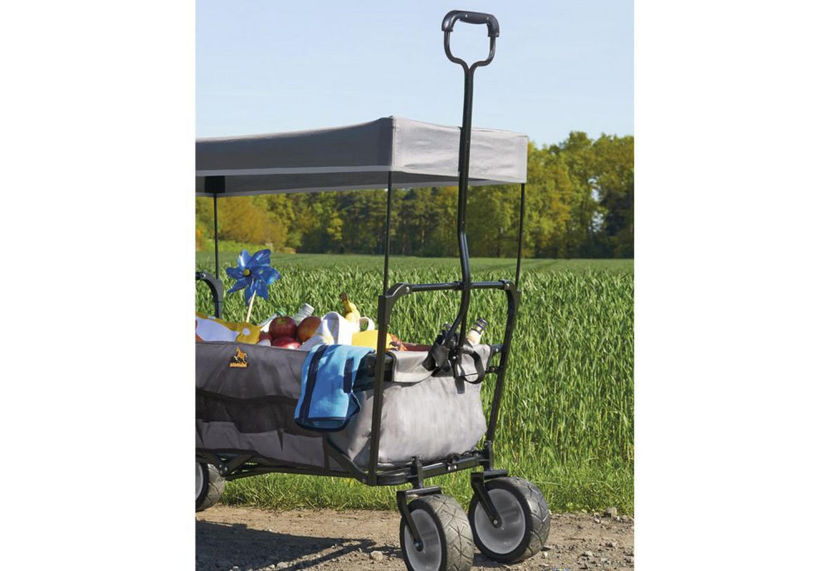 BOLLERWAGEN  Paxi   - Grau, Basics, Textil/Metall (124/59/67cm) - Pinolino