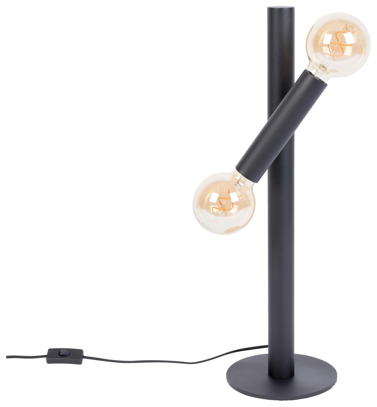 TISCHLEUCHTE - Schwarz, Basics, Metall (10,5/60/39cm) - Zuiver