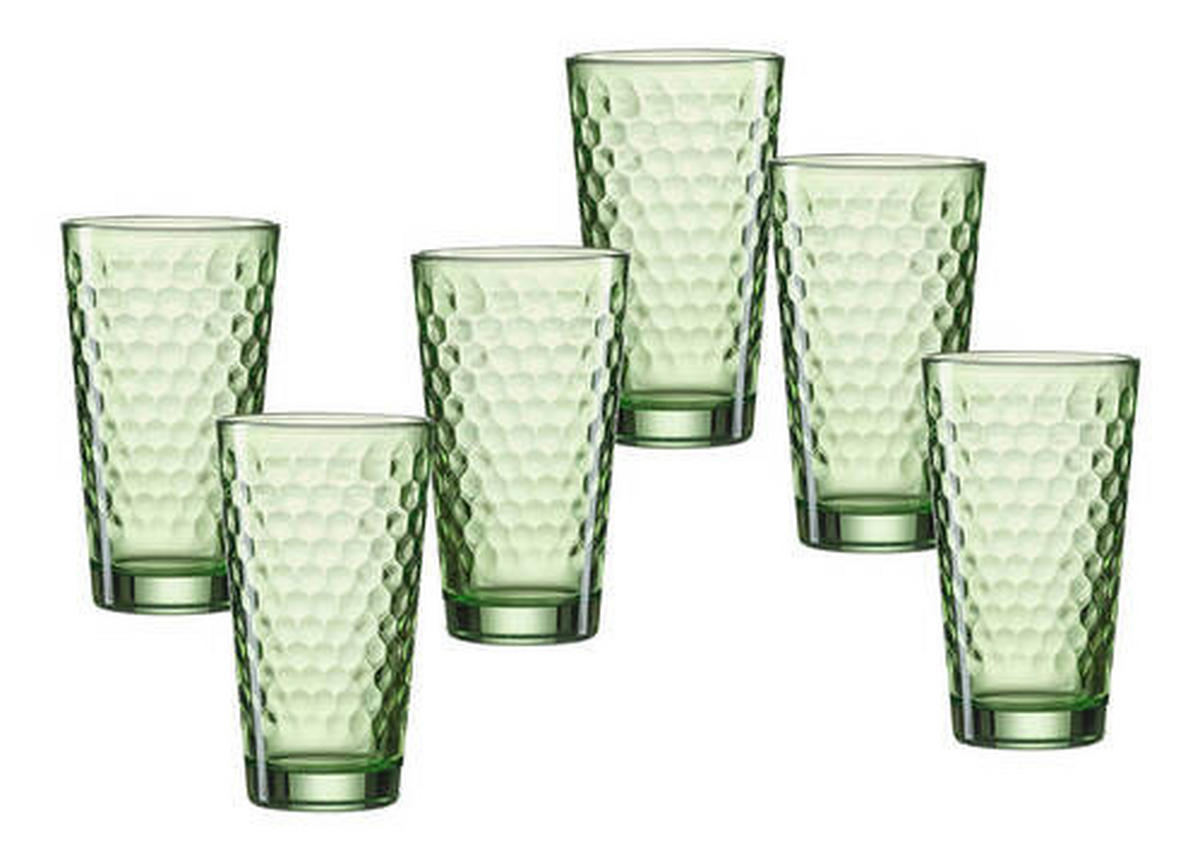 LONGDRINKPOHÁR 400 ml  - zöld, Konventionell, Üveg (400ml) - Ritzenhoff Breker