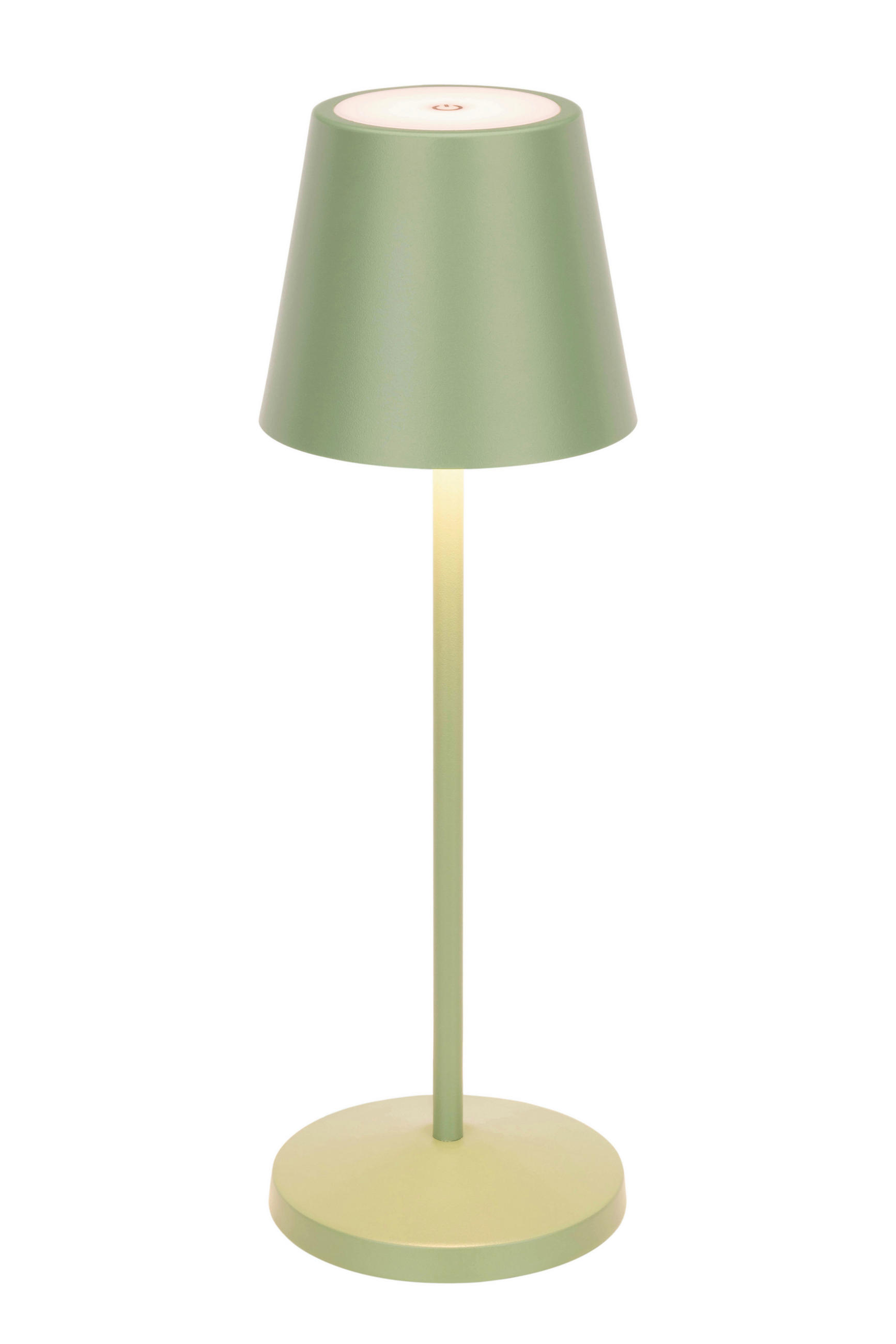 STOLNÍ LAMPA NA BATERIE 11/35 cm - zelená, Trend, kov (11/35cm) - Novel