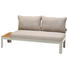 LOUNGESOFA 172,20/73,05/77,70 cm - Beige/Weiß, Design, Holz/Textil (172,20/73,05/77,70cm) - Amatio LOUNGESOFA 172,20/73,05/77,70 cm - Beige/Weiß, Design, Holz/Textil (172,20/73,05/77,70cm) - Amatio