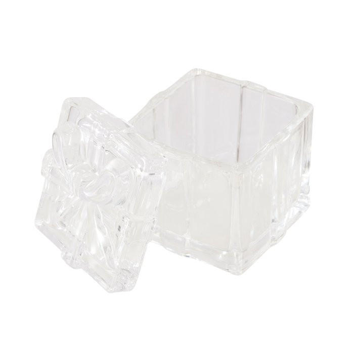 BOX, sklo - průhledné, Design, sklo (6,2/6,2/7cm)