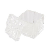 BOX, sklo - průhledné, Design, sklo (6,2/6,2/7cm)
