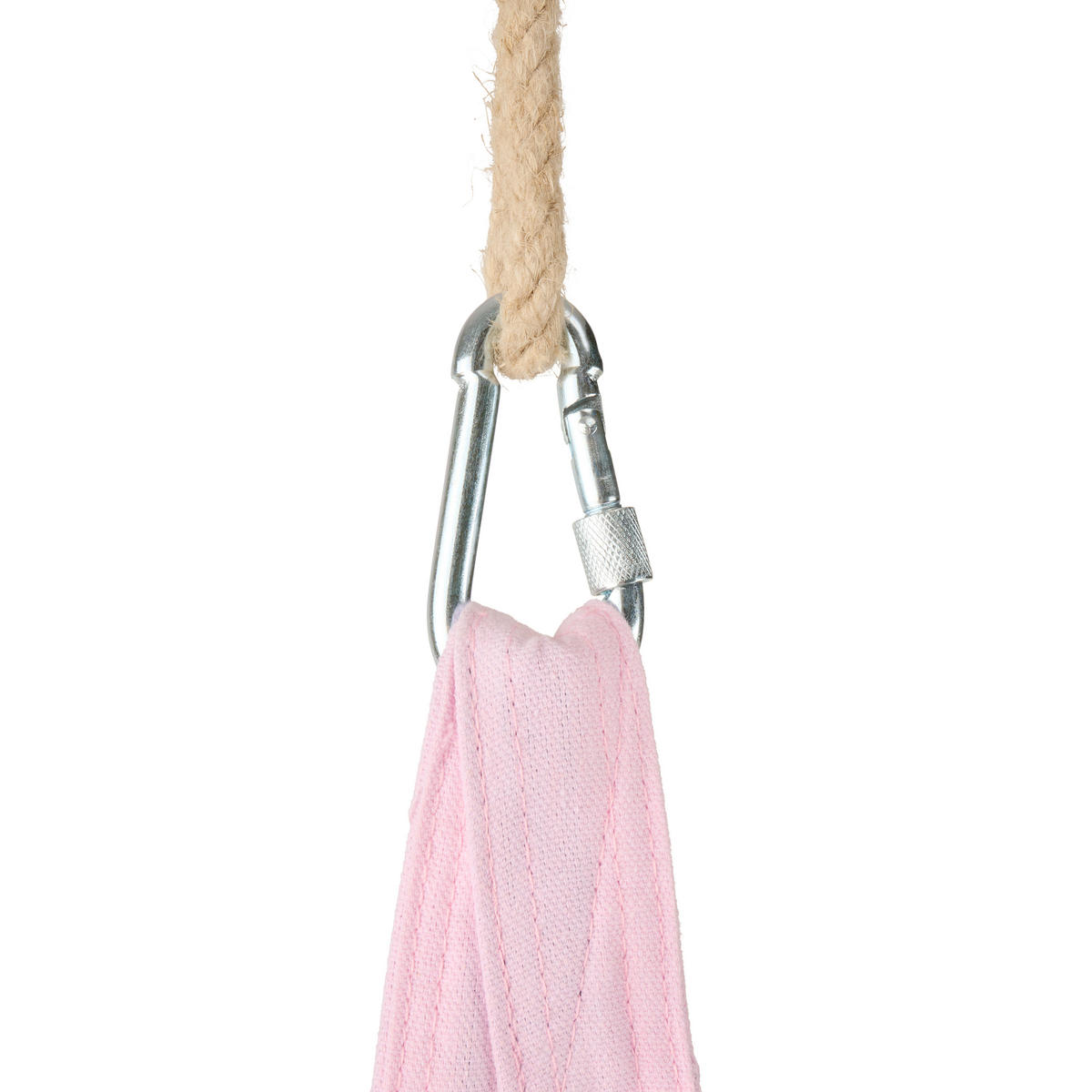 ZÁVESNÉ HOJDACIE KRESLO ružová - ružová, Trend, kov/textil (70/150cm) - My Baby Lou