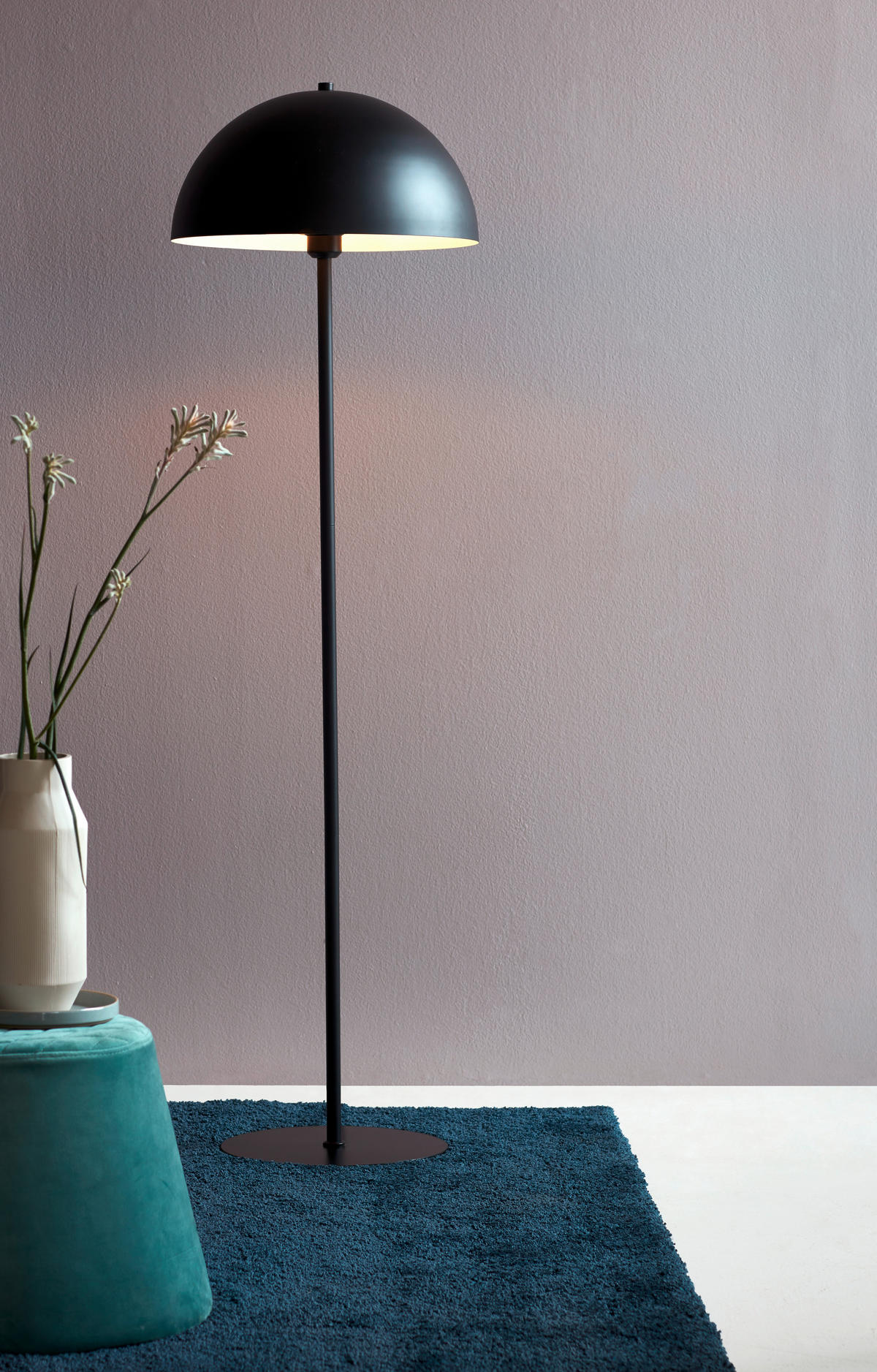 STEHLEUCHTE 40/140 cm    - Schwarz, Basics, Metall (40/140cm) - Nordlux