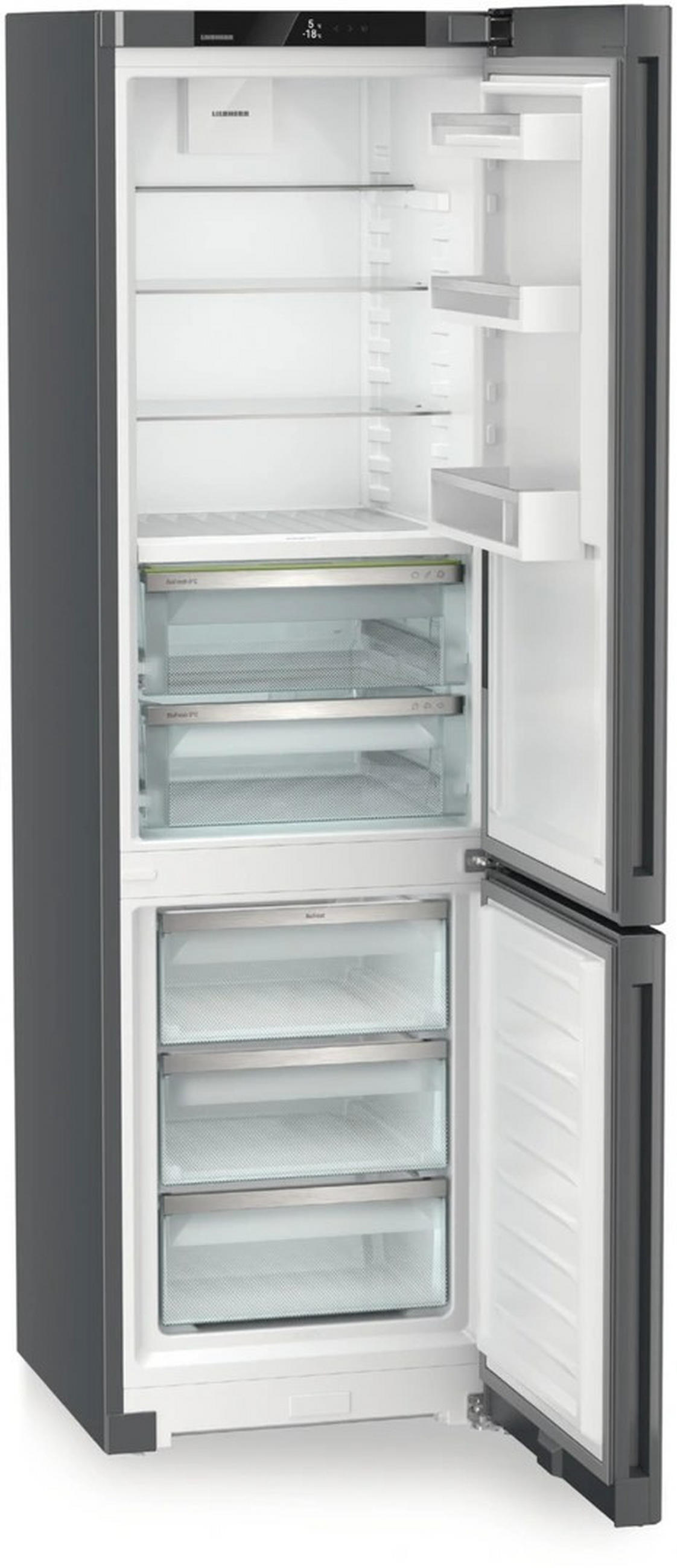 KÜHL-GEFRIER-KOMBINATION CBNDGC5723  - Dunkelgrau, Basics, Kunststoff/Metall (60/201,5/67,5cm) - Liebherr