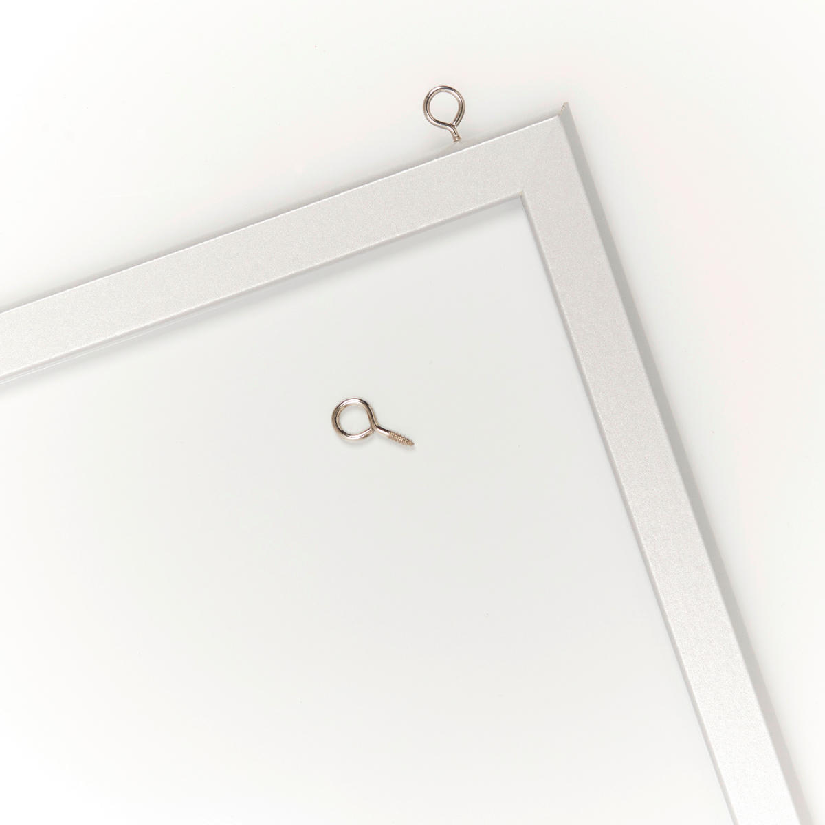 MEMOBOARD 59/40/1,5 cm  - Alufarben/Weiß, Basics, Holzwerkstoff/Metall (59/40/1,5cm) - Zeller Present
