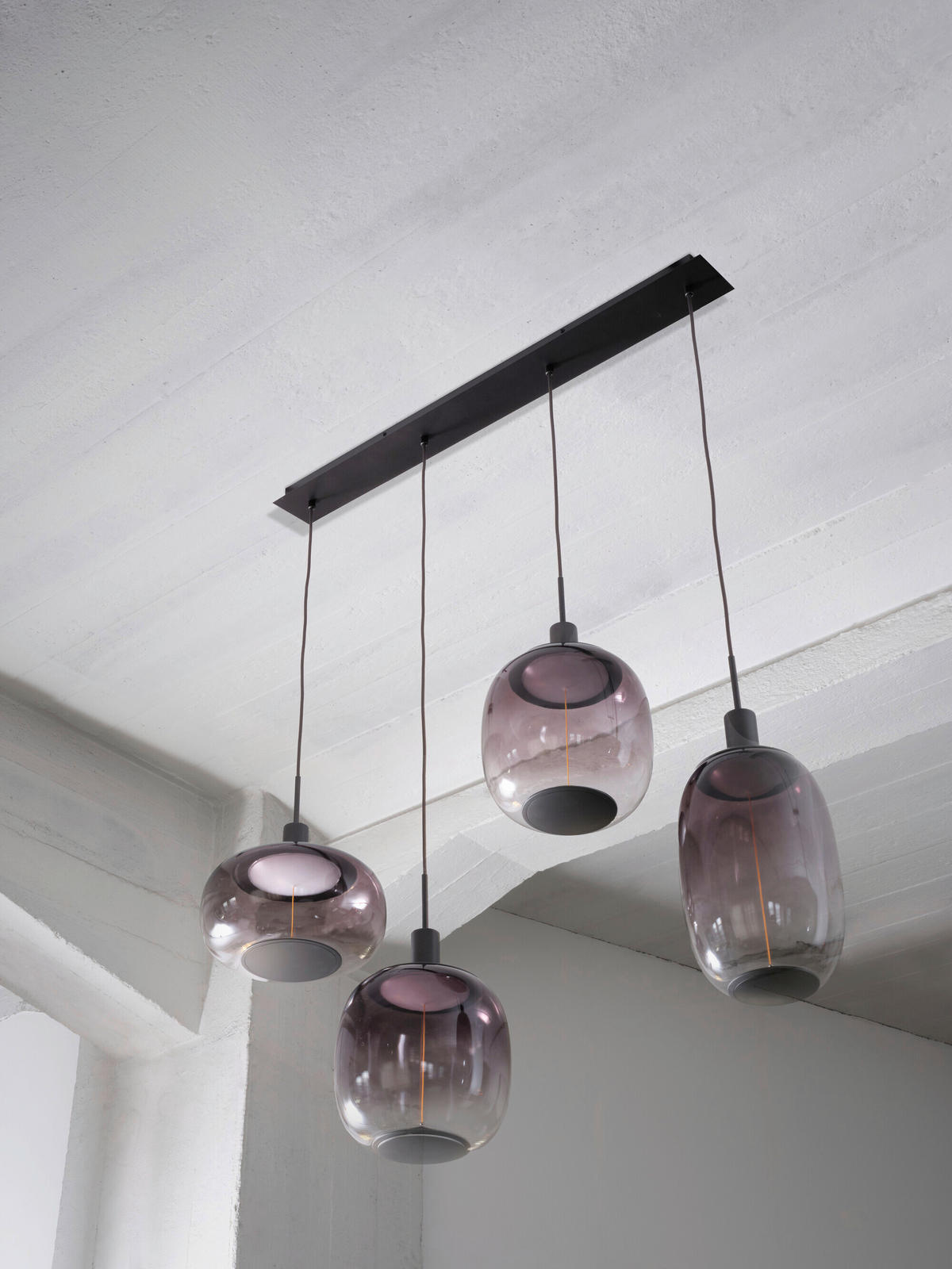 ohne Gläser 95/4,2/200 cm  - Dunkelgrau, Basics, Metall (95/4,2/200cm) - Osram