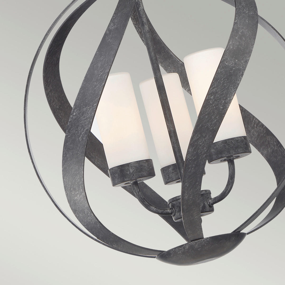 AUSSENHÄNGELEUCHTE - Schwarz, Konventionell, Glas/Metall (40.7/56.4cm) - Elstead Lighting