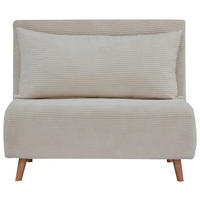 FEKVŐFOTEL textil krémszínű  - krémszínű/natúr színű, Modern, textil/fa (102/82/91cm) - MID.YOU