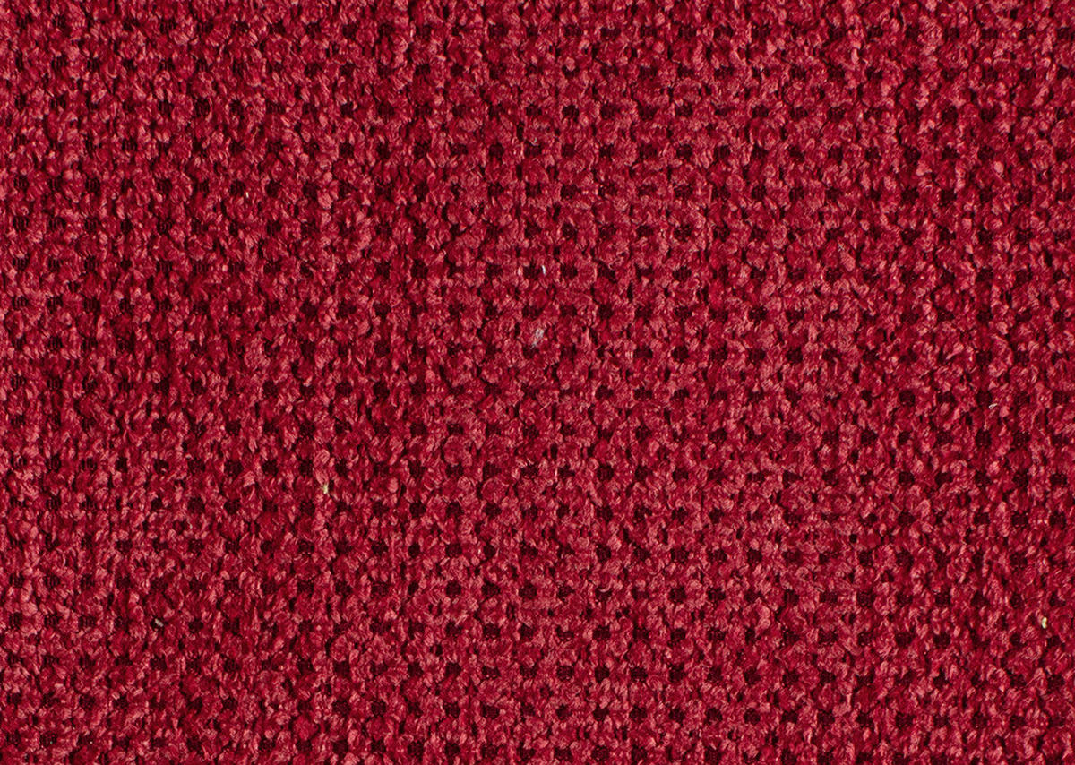 ECKSOFA in Chenille Rot  - Chromfarben/Rot, Design, Textil/Metall (260/310cm) - Beldomo Speed