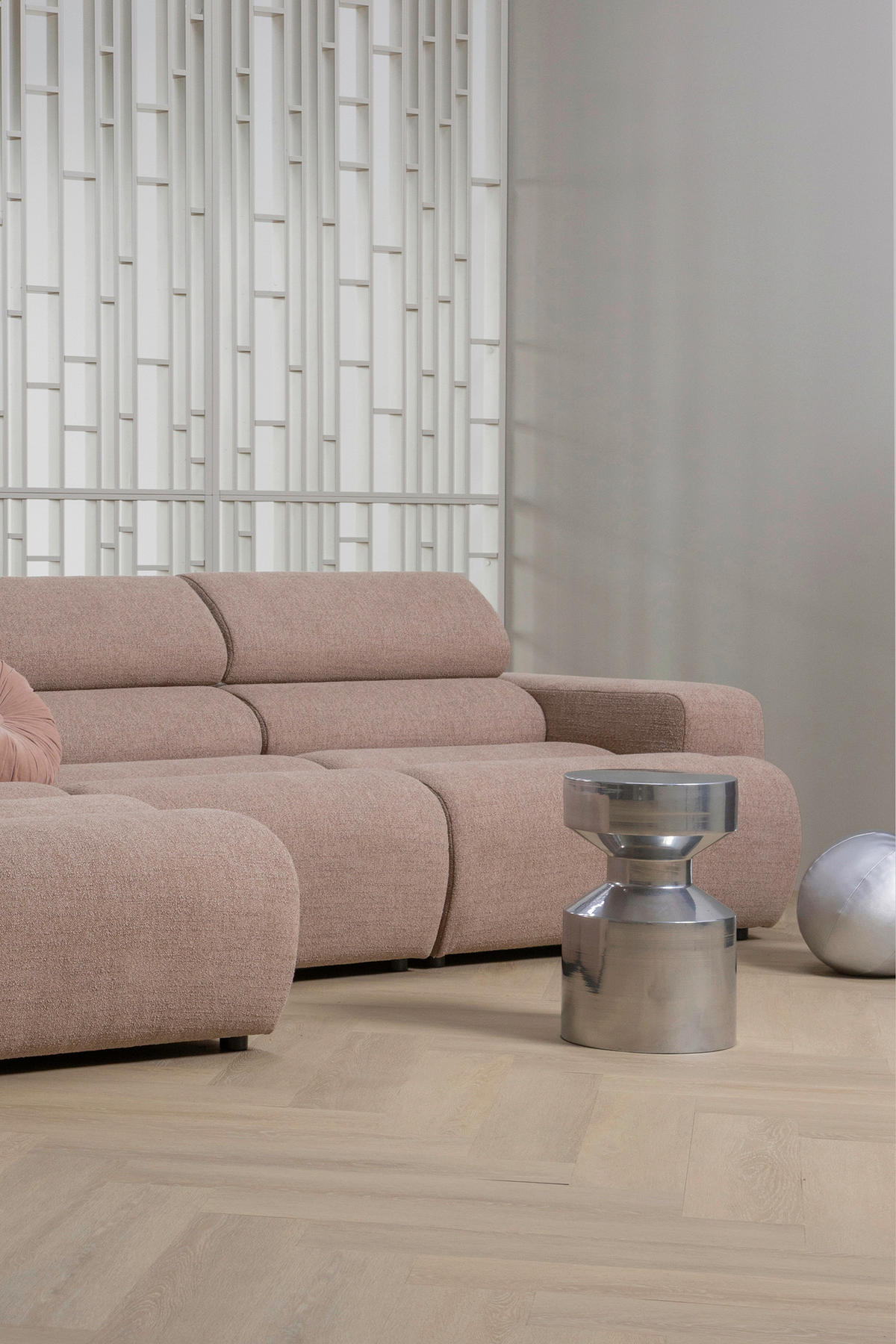 BEISTELLTISCH 30/30/47 cm Ferry Chromfarben rund  - Chromfarben, Design, Metall (30/30/47cm) - Livetastic