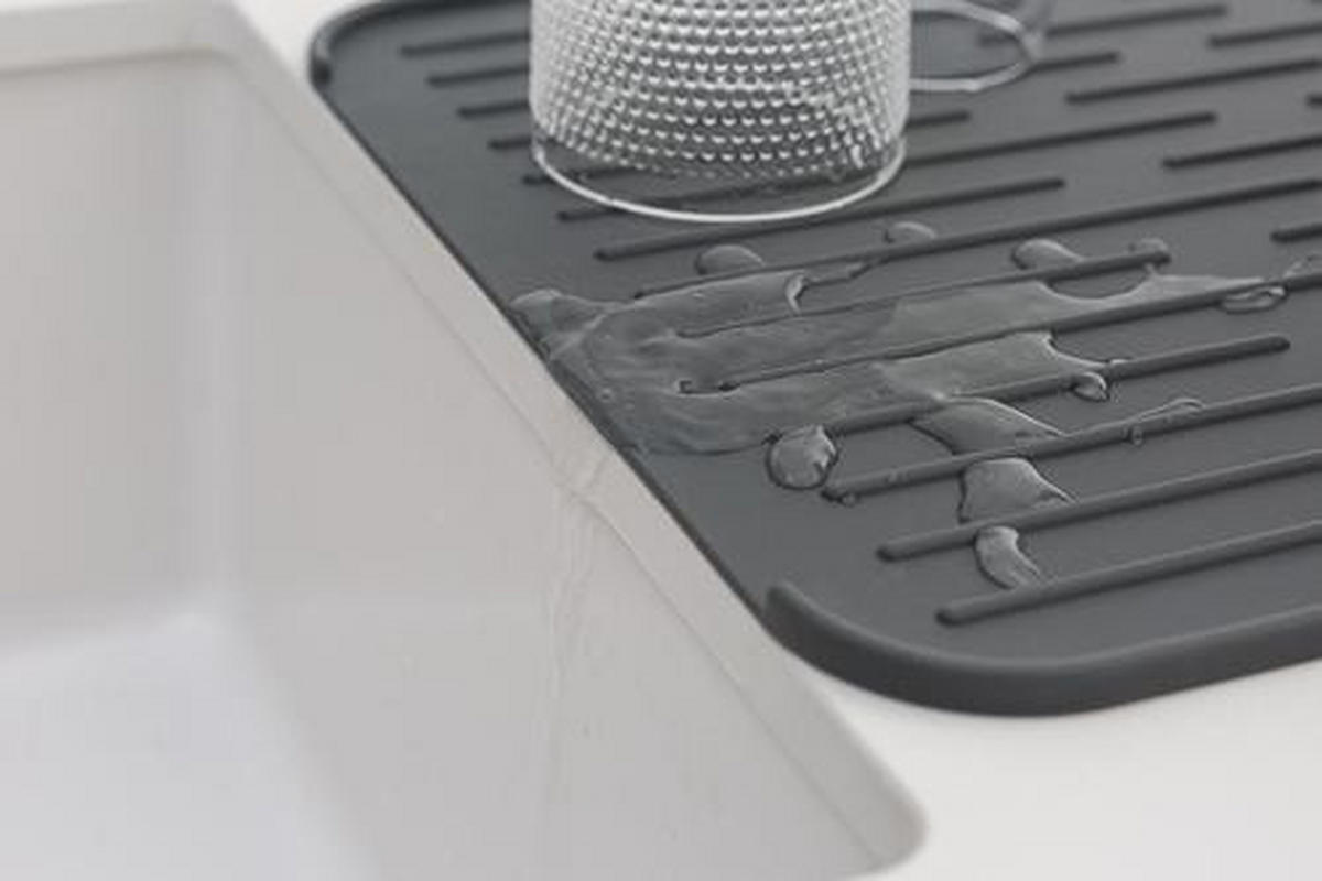 ABTROPFMATTE  - Dunkelgrau, Design, Kunststoff (32,5/43,8/0,9cm) - Brabantia