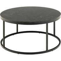 COUCHTISCH in Holzwerkstoff 80/80/40 cm  - Schwarz, Design, Holzwerkstoff/Metall (80/80/40cm) - Livetastic