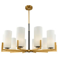 KRONLEUCHTER 86/53,4 cm  - Messingfarben, Basics, Glas/Metall (86/53,4cm) - MAYTONI