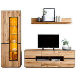 WOHNWAND 270/203/47 cm  in  - Anthrazit, KONVENTIONELL, Glas/Holz (270/203/47cm) - Linea Natura