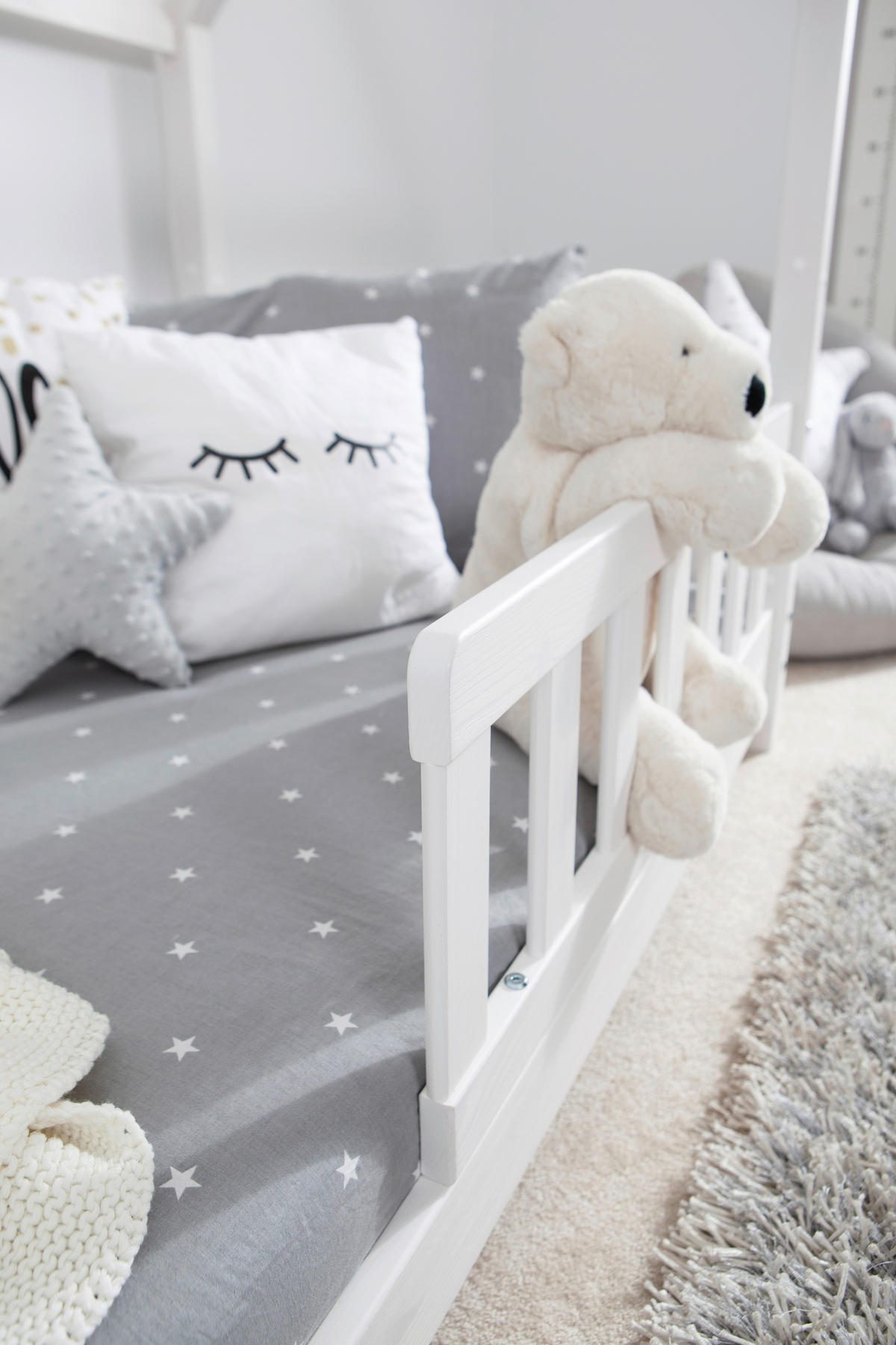 HAUSBETT 80/160 cm Weiss  - Weiss, Modern, Holz (80/160cm) - MID.YOU