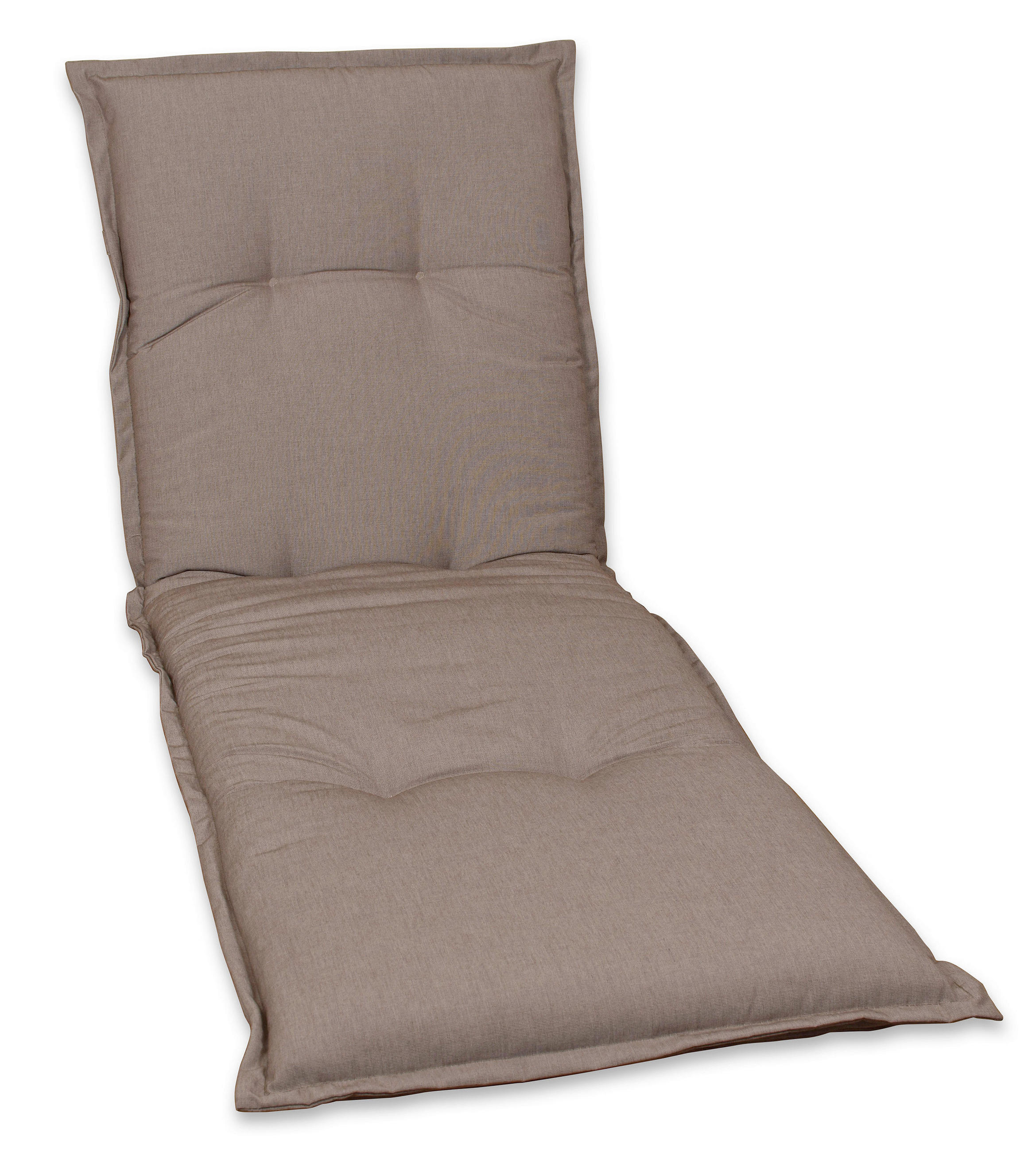 LIEGENAUFLAGE in Taupe Uni  - Taupe, Basics, Textil (63/9/190cm)