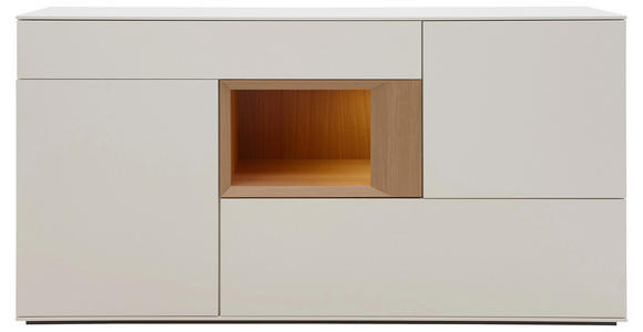 SIDEBOARD 180/92/47 cm - Eichefarben/Weiß, Design, Holz/Holzwerkstoff (180/92/47cm) - Dieter Knoll