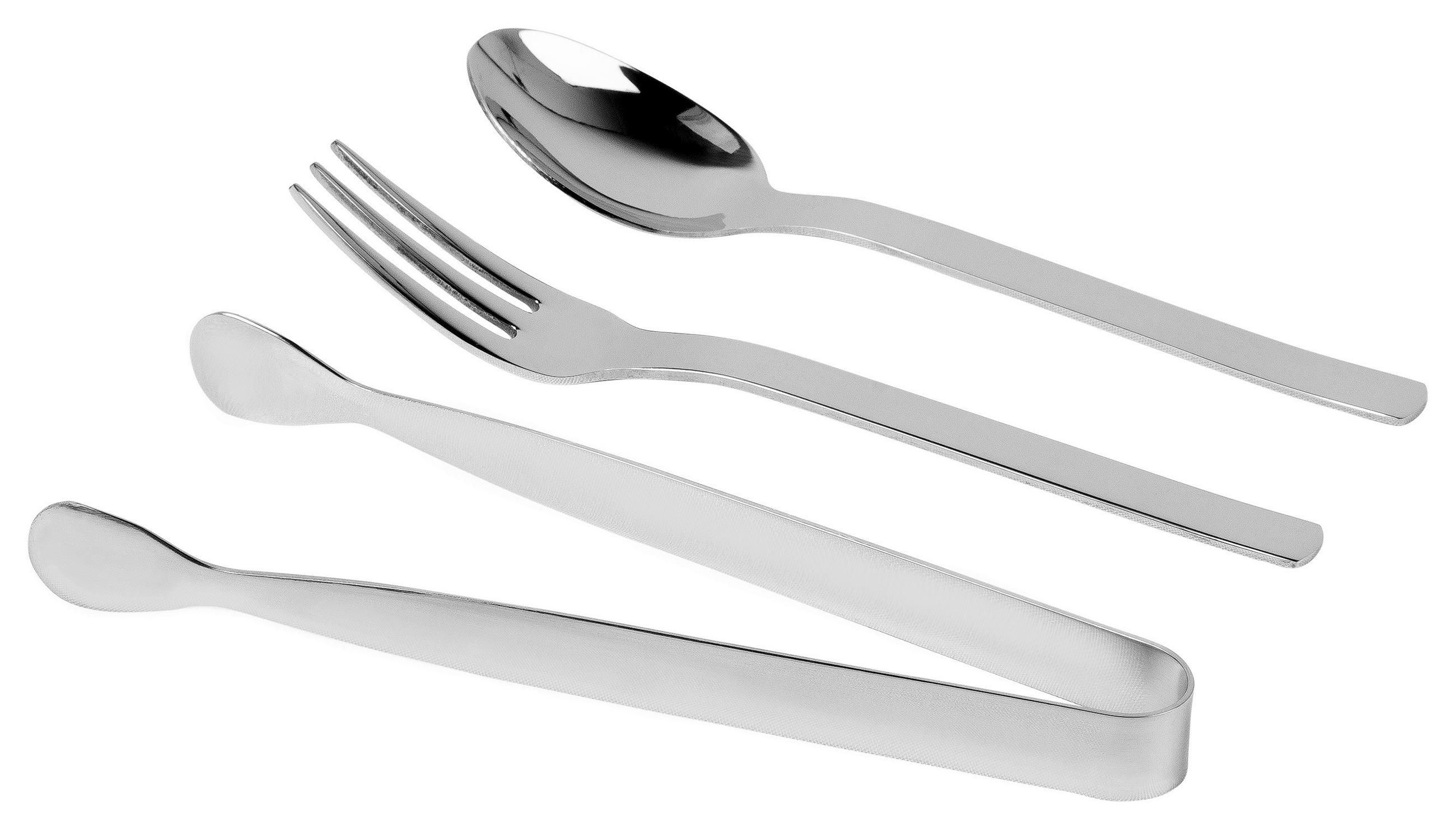 BESTECKSET SCHÄFER 13-teilig  - Anthrazit, Basics, Metall (12/12/17,5cm)