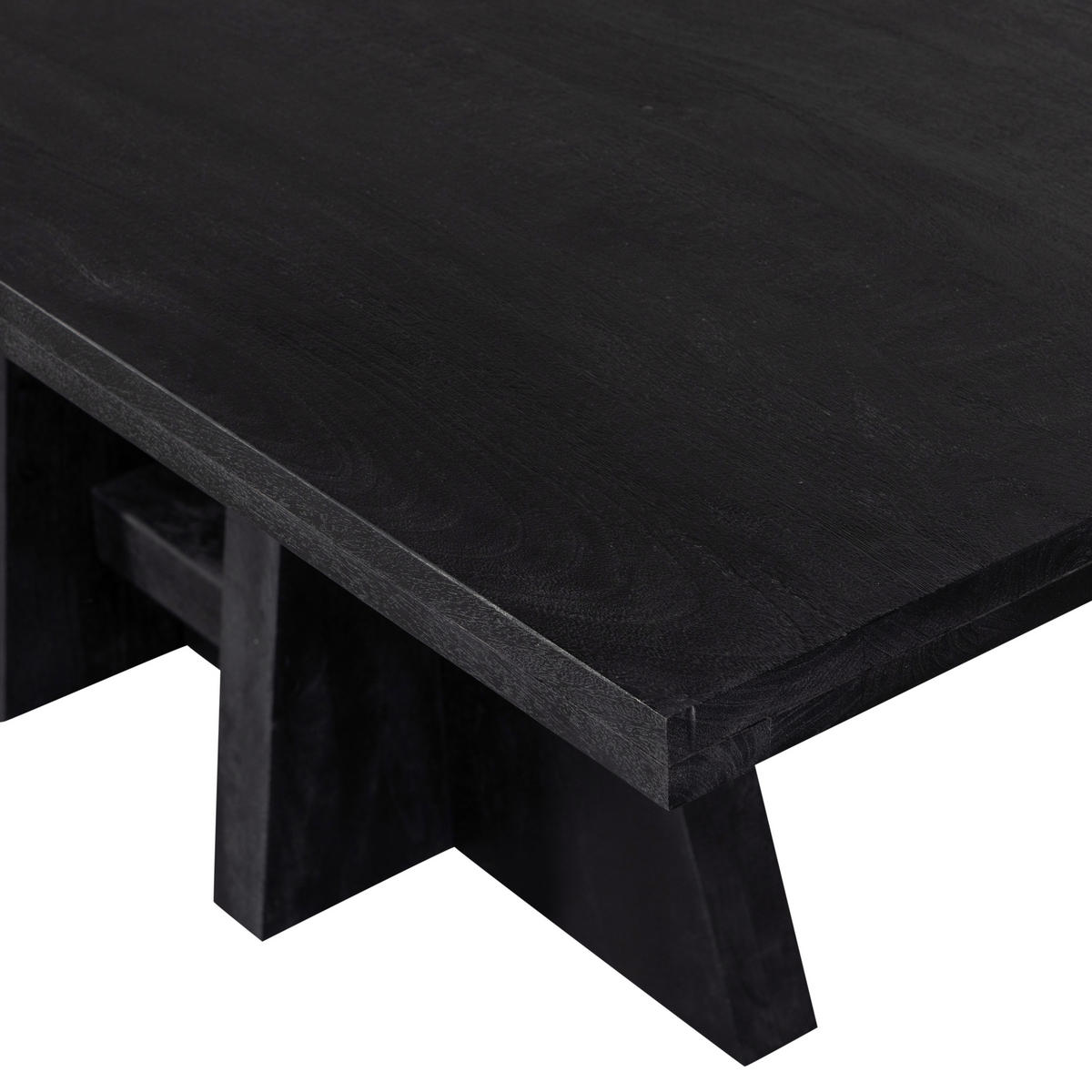 ESSTISCH in Holz 220/100/75 cm  - Schwarz, Design, Holz (220/100/75cm) - Livetastic