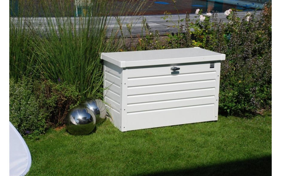 KISSENBOX 160/83/79 cm  - Weiß, Basics, Metall (160/83/79cm) - Biohort