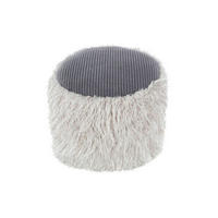 POUF in Hellgrau Kunststoff  - Hellgrau, Basics, Kunststoff (45/38/45cm) - Kayoom