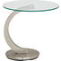BEISTELLTISCH in Edelstahlfarben, Klar - Klar/Edelstahlfarben, Design, Glas/Metall (50/46cm) BEISTELLTISCH in Edelstahlfarben, Klar - Klar/Edelstahlfarben, Design, Glas/Metall (50/46cm)
