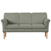 KÜCHENSOFA  - Naturfarben/Grün, ROMANTIK / LANDHAUS, Holz/Textil (186/96/80cm) - Cantus