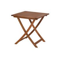 GARTENKLAPPTISCH 70/70/74 cm Holz quadratisch  - Akaziefarben, KONVENTIONELL, Holz (70/70/74cm) - Gardenson