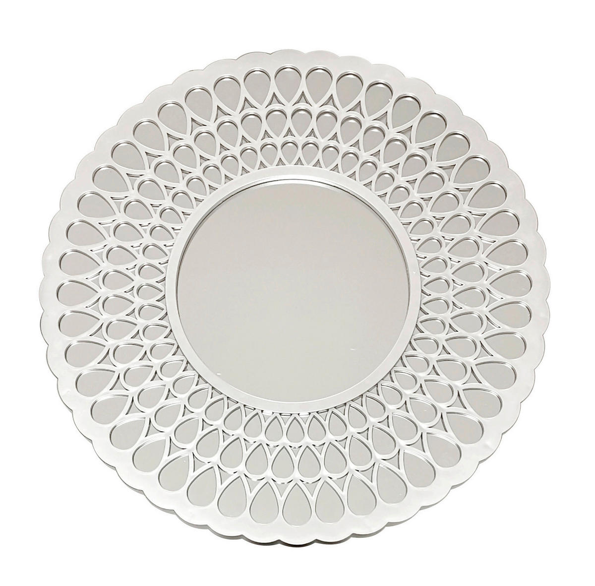 Oglindă Decorativă     - argintiu, Basics, sticlă (40/40/4cm)