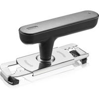 GLASDECKELÖFFNER CLIXO  - Silberfarben/Schwarz, Basics, Kunststoff/Metall (12/4,2/5,6cm) - Gefu