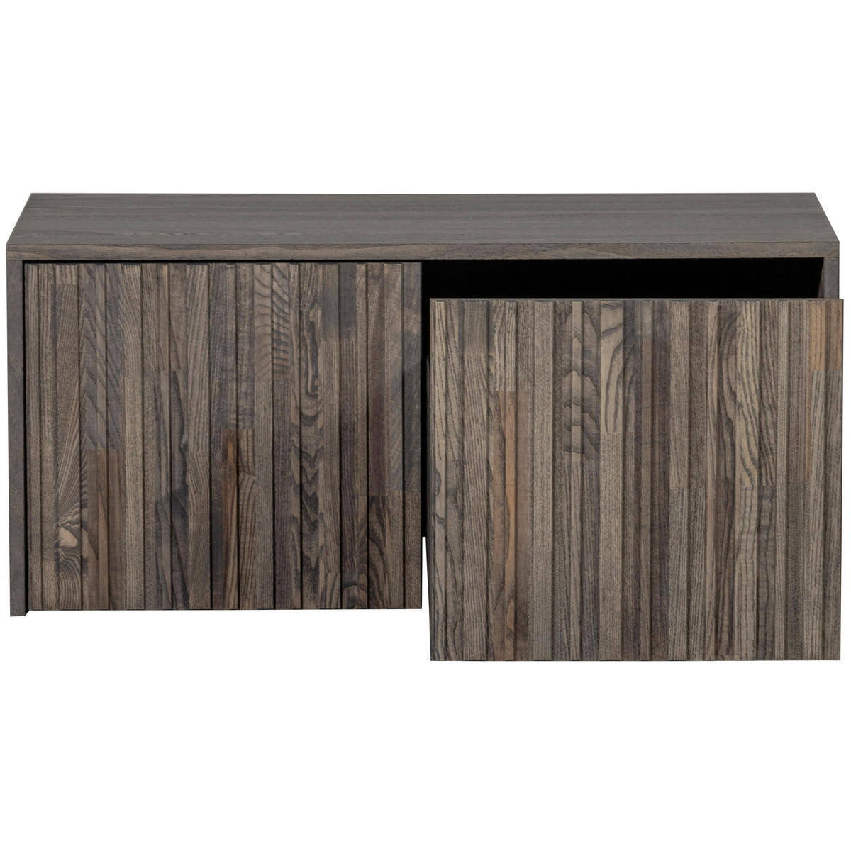 SITZBANK in Holz Braun  - Braun, Design, Holz (88/40/50cm) - Livetastic