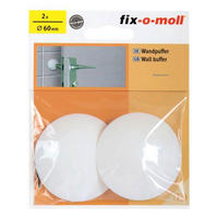 WANDPUFFER - Weiß, Basics, Kunststoff (11/13,5/2,5cm) - Homeware