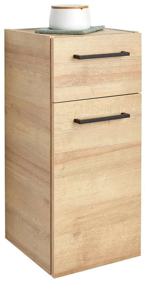 UNTERSCHRANK 30/70/32,5 cm   - Eichefarben/Schwarz, MODERN, Glas/Holzwerkstoff (30/70/32,5cm) - Pelipal