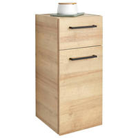 UNTERSCHRANK 30/70/32,5 cm   - Eichefarben/Schwarz, MODERN, Glas/Holzwerkstoff (30/70/32,5cm) - Pelipal