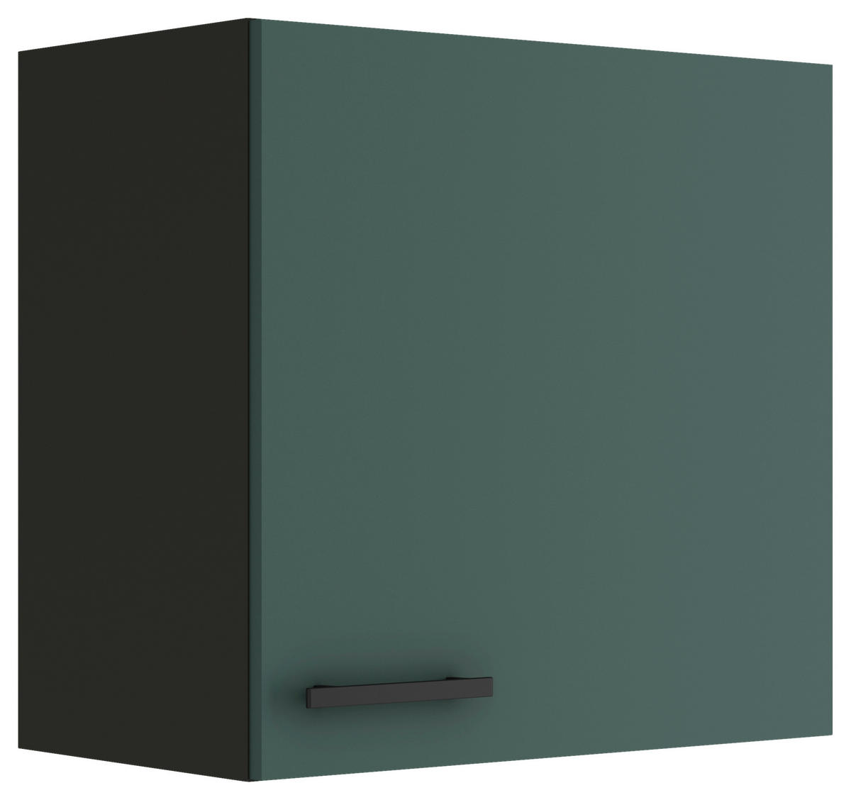 KÜCHENOBERSCHRANK 60/57,6/34,6 cm  in Anthrazit, Dunkelgrün  - Dunkelgrün/Anthrazit, Basics, Holzwerkstoff/Metall (60/57,6/34,6cm) - Optifit