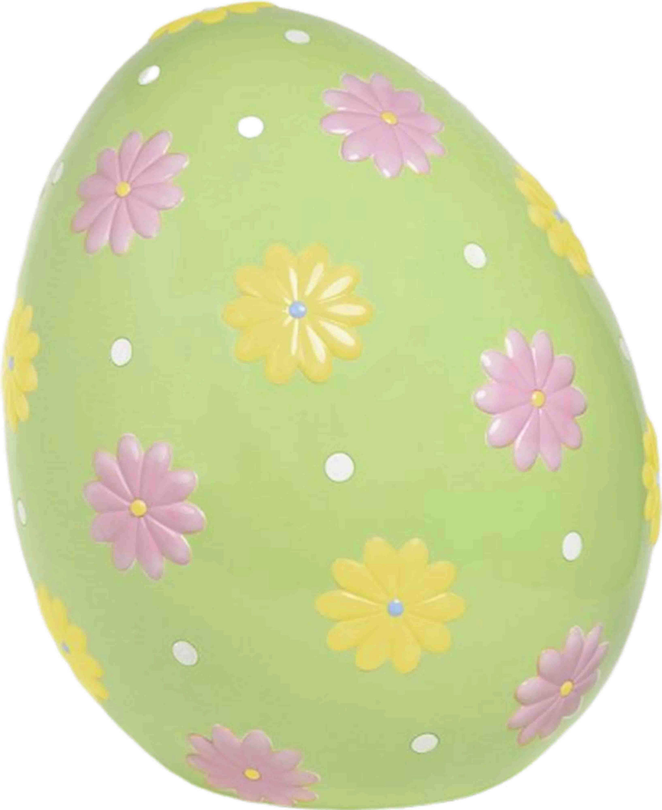 DEKORAČNÍ VAJÍČKO - bílá/pink, Lifestyle, plast (48,5/58cm)