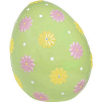 DEKORAČNÍ VAJÍČKO - bílá/pink, Lifestyle, plast (48,5/58cm)