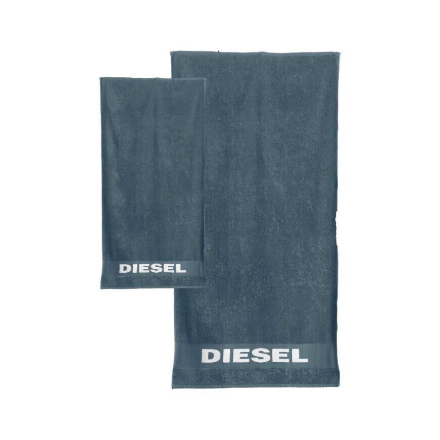 FROTTIERSET SPORT LOGO Blau 2-teilig  - Blau, Basics, Textil - Diesel