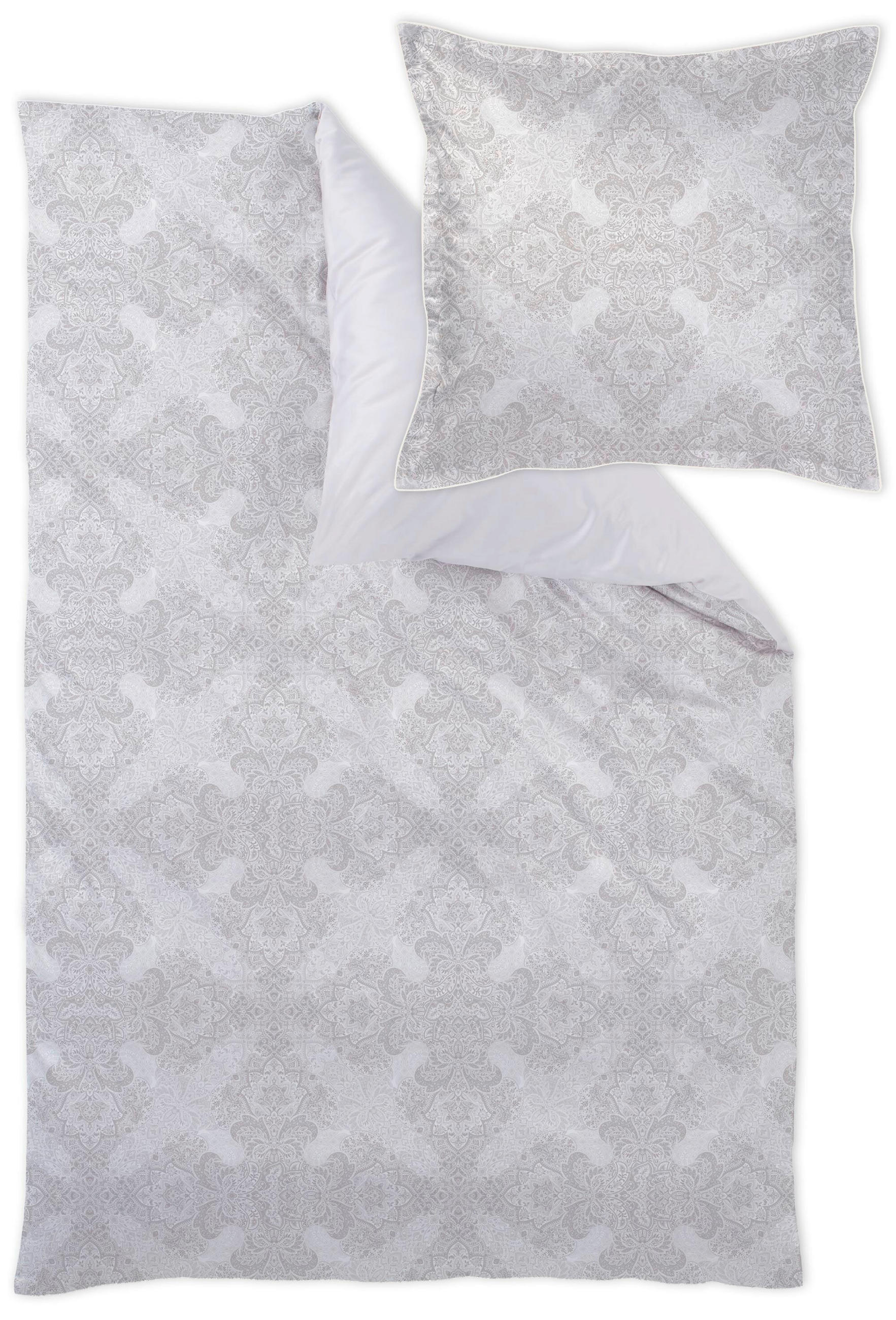 POVLEČENÍ, damašek, modrá, 140/200 cm - modrá, Basics, textil (140/200cm) - Curt Bauer