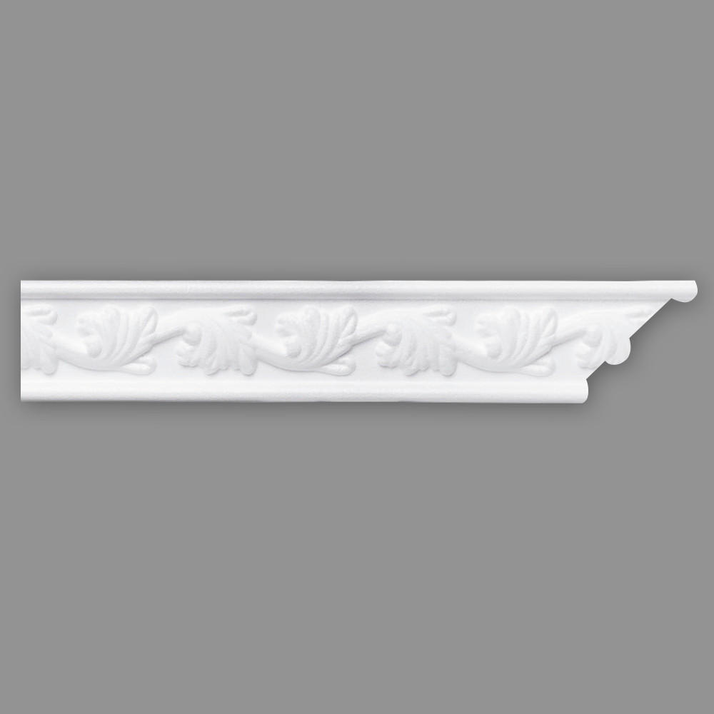 ZIERLEISTE 200/3,0/3,0 cm Weiß Kunststoff  - Weiß, Design, Kunststoff (200/3,0/3,0cm)