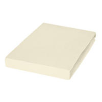 SPANNBETTTUCH Jersey 200/200 cm  - Hellbraun, Basics, Textil (200/200cm) - Janine