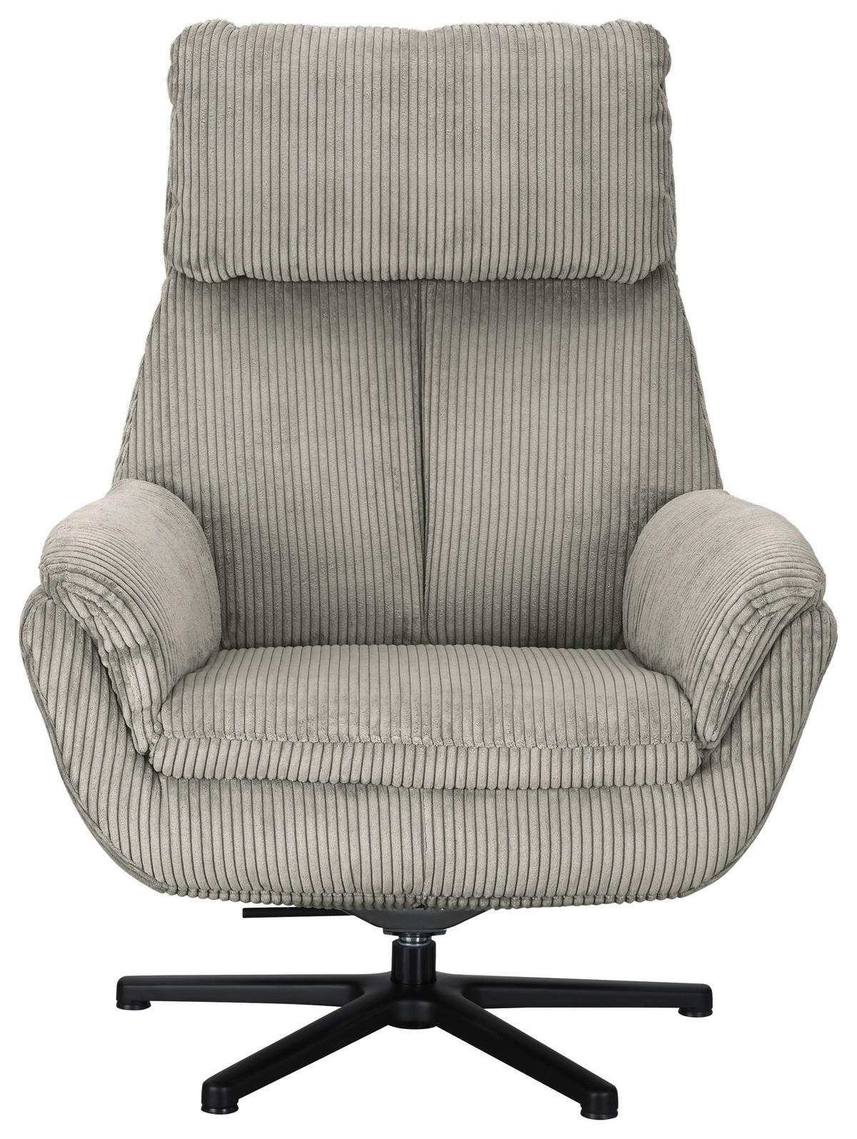 RELAXSESSEL in Textil Hellgrün  - Schwarz/Hellgrün, Design, Textil/Metall (79/108/89cm) - Beldomo Style