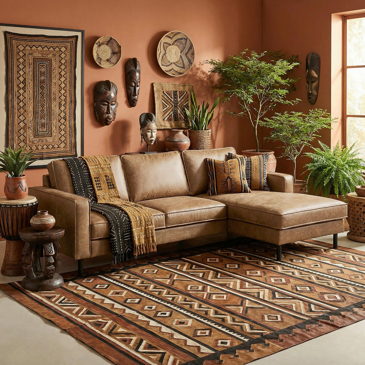 ECKSOFA Beige Echtleder Lederlook Rücken echt  - Beige/Schwarz, Design, Leder/Textil (166/238cm) - Livetastic