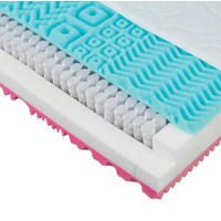 TASCHENFEDERKERNMATRATZE 160/200 cm Höhe ca. 23 cm  - Basics, Textil (160/200cm) - MID.YOU