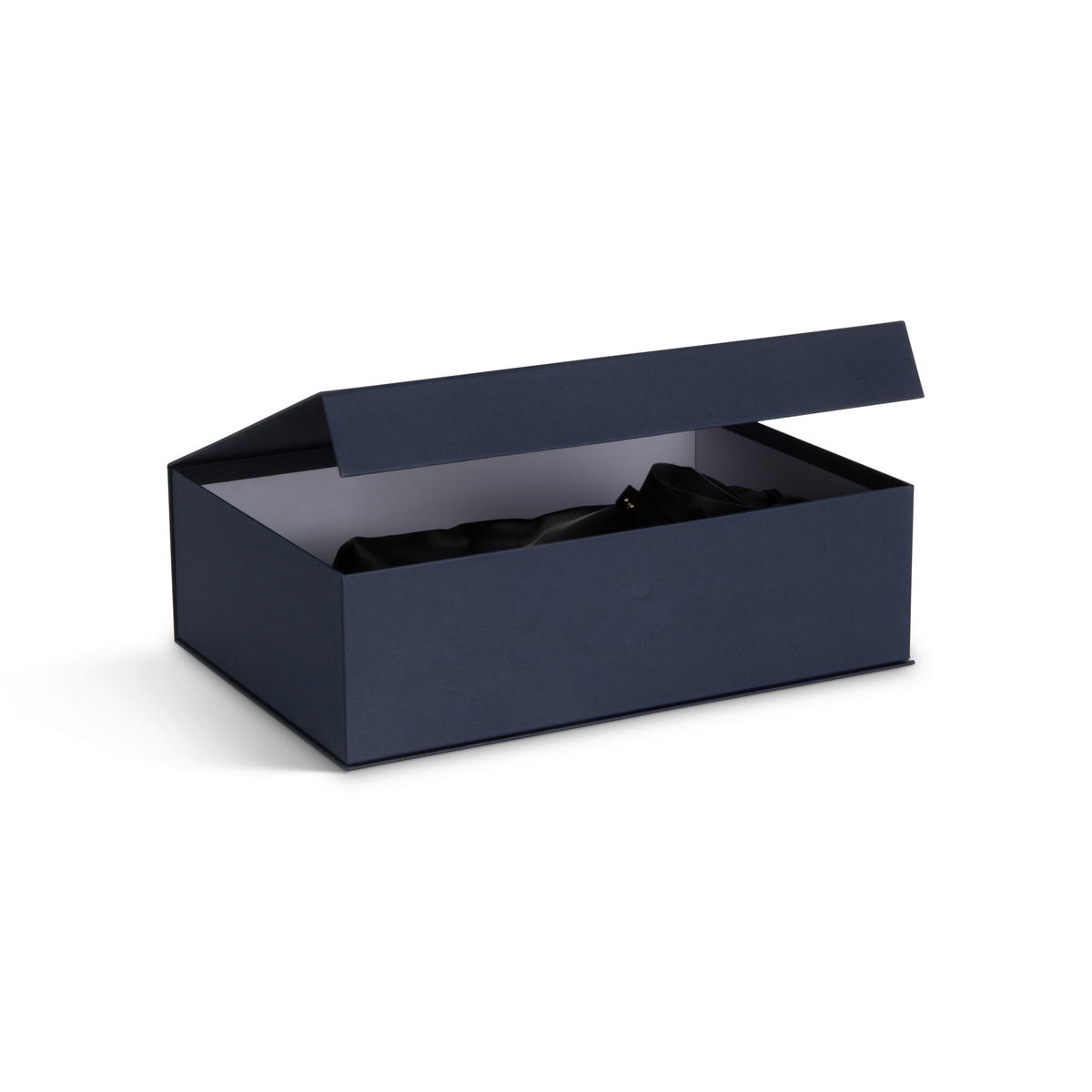 AUFBEWAHRUNGSBOX    29.5/42.5/13 cm  - Dunkelblau, Basics, Karton/Papier (29.5/42.5/13cm)